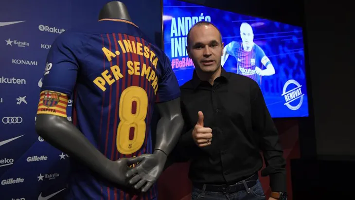 Ký hợp đồng trọn đời, Iniesta quyết cống hiến đến sức cùng lực kiệt cho Barcelona - Ảnh 1. Ký hợp đồng trọn đời, Iniesta quyết cống hiến đến sức cùng lực kiệt cho Barcelona - Ảnh 1.