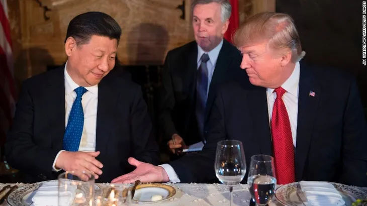 Cận cảnh yến tiệc thiết đãi Chủ tịch Trung Quốc của Tổng thống Trump - Ảnh 3. Cận cảnh yến tiệc thiết đãi Chủ tịch Trung Quốc của Tổng thống Trump - Ảnh 3.