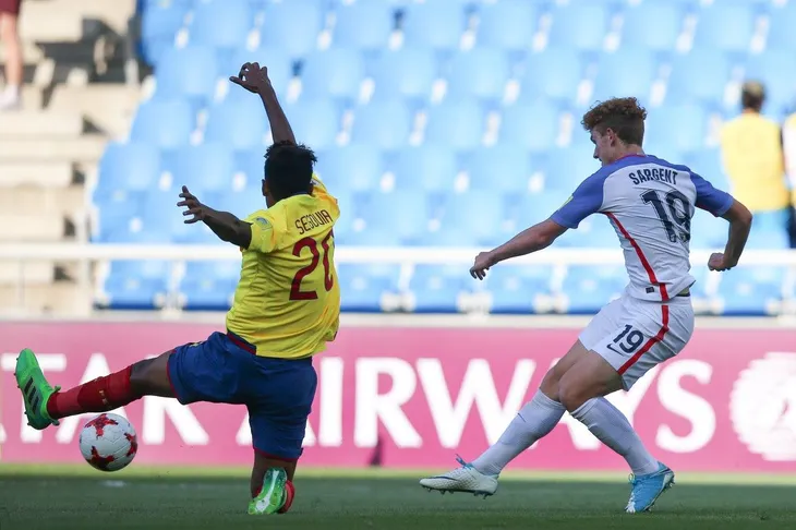 FIFA U20 Thế giới 2017, U20 Ecuador 3-3 U20 Mỹ: Màn rượt đuổi tỷ số hấp dẫn - Ảnh 2. FIFA U20 Thế giới 2017, U20 Ecuador 3-3 U20 Mỹ: Màn rượt đuổi tỷ số hấp dẫn - Ảnh 2.
