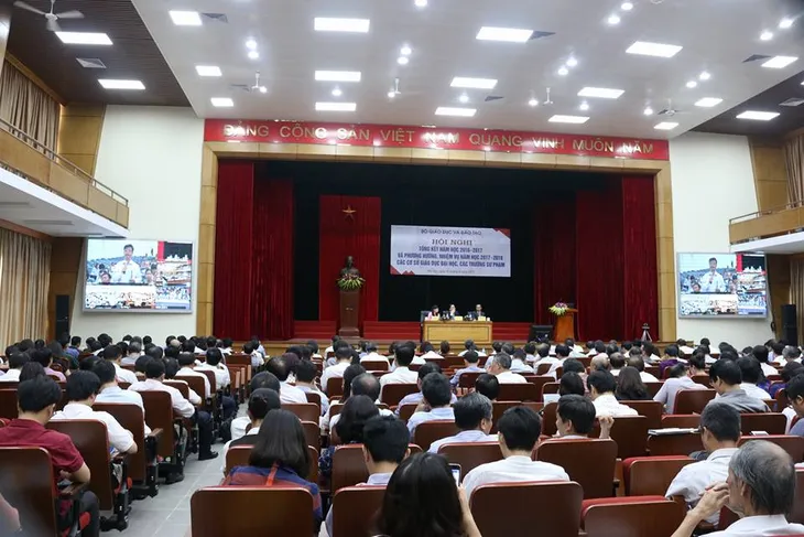 Bộ GD&ĐT quyết tâm xây dựng chuẩn trường sư phạm - Ảnh 2. Bộ GD&ĐT quyết tâm xây dựng chuẩn trường sư phạm - Ảnh 2.
