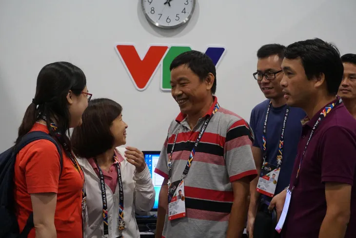 SEA Games 29: VTV triển khai thiết bị tại trung tâm truyền hình quốc tế IBC - Ảnh 6. SEA Games 29: VTV triển khai thiết bị tại trung tâm truyền hình quốc tế IBC - Ảnh 6.