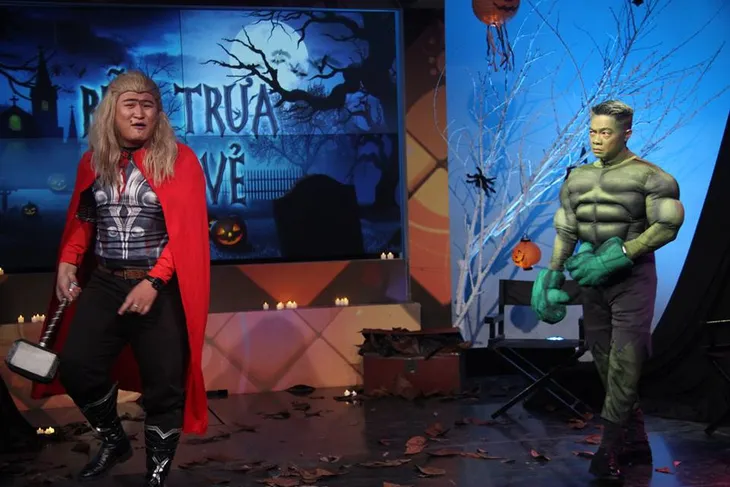 Dàn MC Bữa trưa vui vẻ hóa trang đầy ma quái trong ngày Halloween - Ảnh 13. Dàn MC Bữa trưa vui vẻ hóa trang đầy ma quái trong ngày Halloween - Ảnh 13.