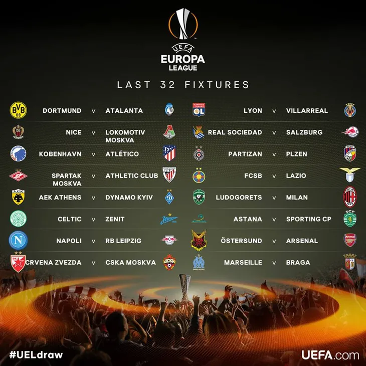 Arsenal và Milan dễ thở ở vòng 1/16 Europa League - Ảnh 4. Arsenal và Milan dễ thở ở vòng 1/16 Europa League - Ảnh 4.
