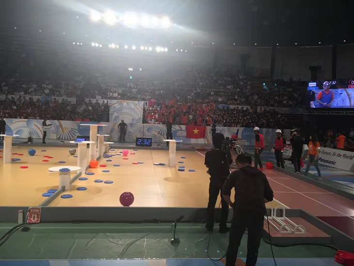 ABU Robocon 2017: Việt Nam chiến thắng tuyệt đối cả hai trận đầu - Ảnh 3. ABU Robocon 2017: Việt Nam chiến thắng tuyệt đối cả hai trận đầu - Ảnh 3.