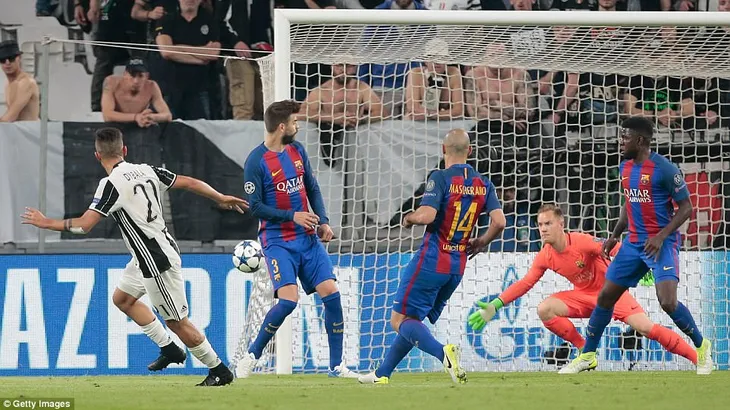 Tứ kết Champions League, Juventus 3-0 Barcelona: Messi và các đồng đội thua đậm ở lượt đi - Ảnh 2. Tứ kết Champions League, Juventus 3-0 Barcelona: Messi và các đồng đội thua đậm ở lượt đi - Ảnh 2.