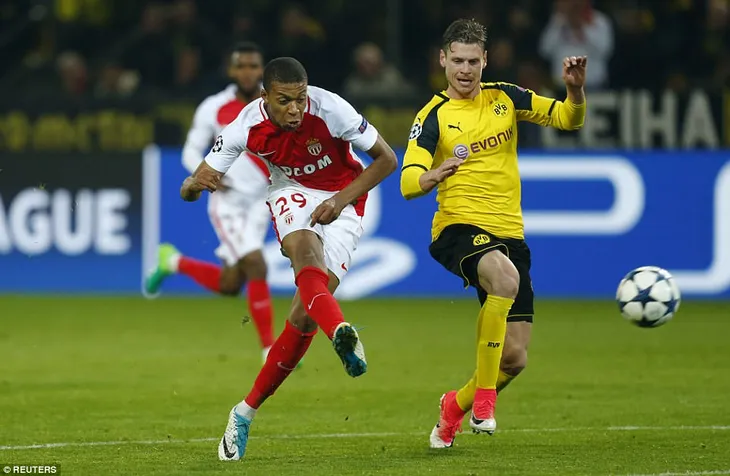 Dortmund 2-3 AS Monaco: Màn rượt đuổi tỷ số ngoạn mục - Ảnh 1. Dortmund 2-3 AS Monaco: Màn rượt đuổi tỷ số ngoạn mục - Ảnh 1.