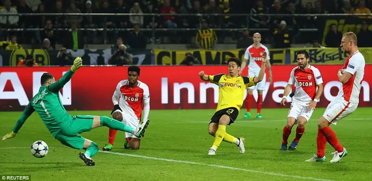 Dortmund 2-3 AS Monaco: Màn rượt đuổi tỷ số ngoạn mục - Ảnh 4. Dortmund 2-3 AS Monaco: Màn rượt đuổi tỷ số ngoạn mục - Ảnh 4.