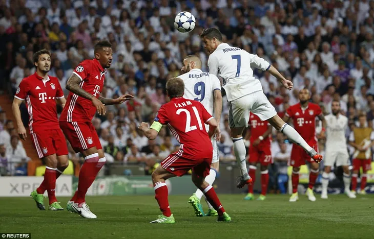 Real Madrid 4-2 Bayern Munich: Ronaldo lập hat-trick ấn tượng - Ảnh 6. Real Madrid 4-2 Bayern Munich: Ronaldo lập hat-trick ấn tượng - Ảnh 6.