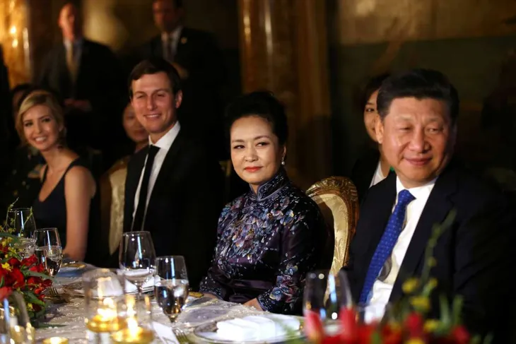 Cận cảnh yến tiệc thiết đãi Chủ tịch Trung Quốc của Tổng thống Trump - Ảnh 6. Cận cảnh yến tiệc thiết đãi Chủ tịch Trung Quốc của Tổng thống Trump - Ảnh 6.