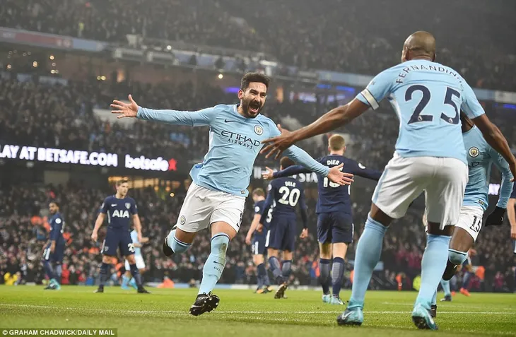 VIDEO: Tổng hợp trận đấu Man City 4-1 Tottenham - Ảnh 2. VIDEO: Tổng hợp trận đấu Man City 4-1 Tottenham - Ảnh 2.