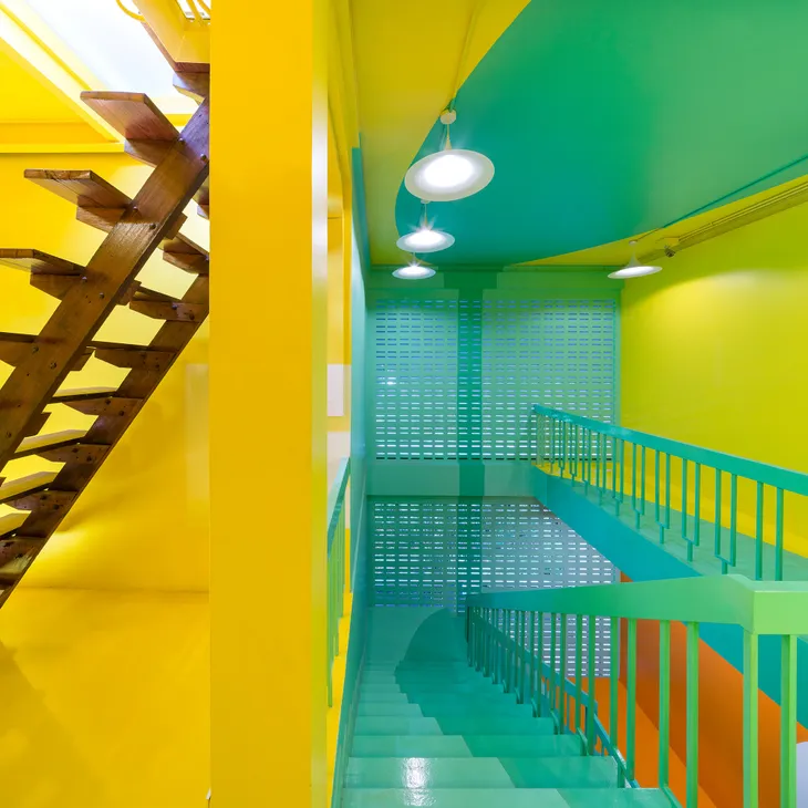 Ấn tượng hostel rực rỡ như thế giới hoạt hình ở Thái Lan - Ảnh 5. Ấn tượng hostel rực rỡ như thế giới hoạt hình ở Thái Lan - Ảnh 5.