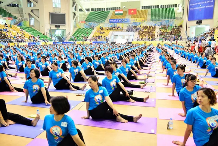 TP.HCM tổ chức Ngày Quốc tế Yoga lần thứ 3 - Ảnh 2. TP.HCM tổ chức Ngày Quốc tế Yoga lần thứ 3 - Ảnh 2.