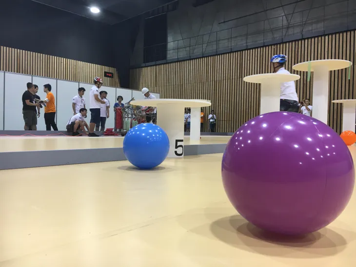 ABU Robocon 2017: Các đội tuyển thử sân trước ngày thi đấu chính thức - Ảnh 10. ABU Robocon 2017: Các đội tuyển thử sân trước ngày thi đấu chính thức - Ảnh 10.
