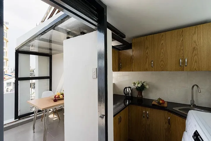Khám phá căn nhà góc cạnh độc đáo ở TP.HCM - Ảnh 5. Khám phá căn nhà góc cạnh độc đáo ở TP.HCM - Ảnh 5.