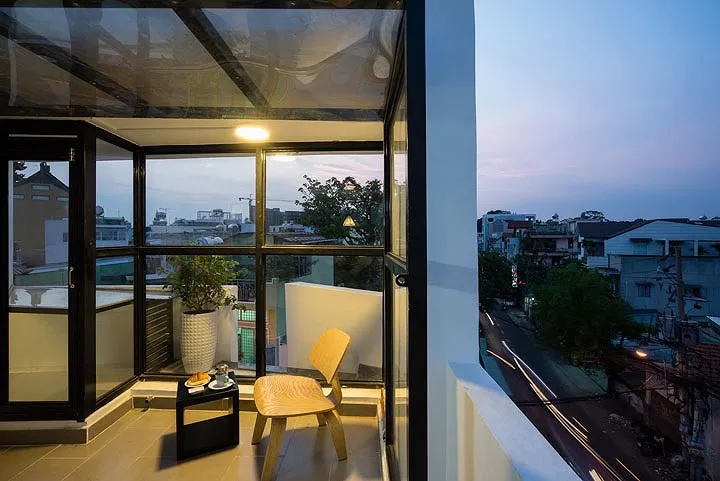 Khám phá căn nhà góc cạnh độc đáo ở TP.HCM - Ảnh 9. Khám phá căn nhà góc cạnh độc đáo ở TP.HCM - Ảnh 9.