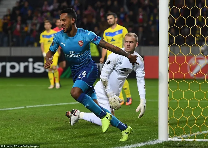 Kết quả lượt trận thứ 2 vòng bảng Europa League: Arsenal thắng đậm, Everton mất điểm - Ảnh 1. Kết quả lượt trận thứ 2 vòng bảng Europa League: Arsenal thắng đậm, Everton mất điểm - Ảnh 1.