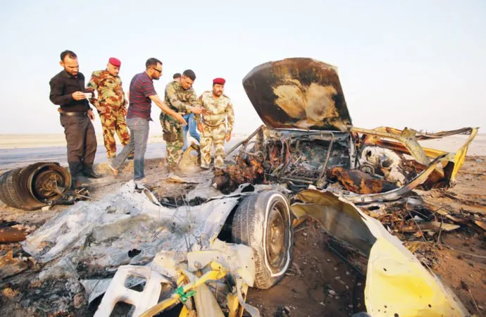 Iraq: IS đánh bom nhà hàng và trạm kiểm soát , 60 người thiệt mạng - Ảnh 2. Iraq: IS đánh bom nhà hàng và trạm kiểm soát , 60 người thiệt mạng - Ảnh 2.