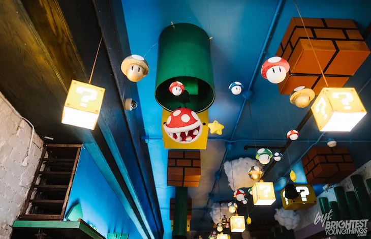 Các fan của Super Mario chắc chắn sẽ thích mê quán bar này! - Ảnh 2. Các fan của Super Mario chắc chắn sẽ thích mê quán bar này! - Ảnh 2.
