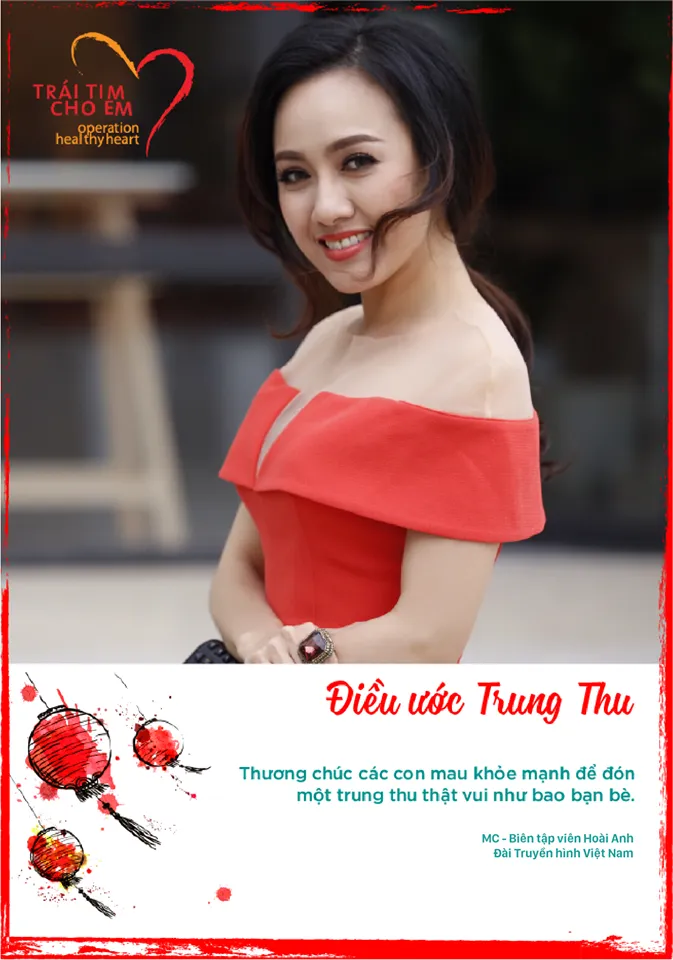 BTV VTV gửi lời chúc mừng Trung thu đến bệnh nhi của chương trình Trái tim cho em - Ảnh 1. BTV VTV gửi lời chúc mừng Trung thu đến bệnh nhi của chương trình Trái tim cho em - Ảnh 1.