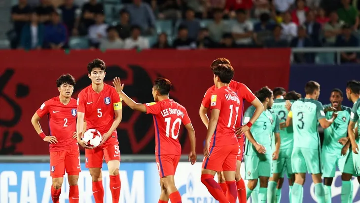 Kết quả FIFA U20 Thế giới 2017: Thua 1-3 trước U20 Bồ Đào Nha, U20 Hàn Quốc dừng bước tại vòng 1/8 - Ảnh 2. Kết quả FIFA U20 Thế giới 2017: Thua 1-3 trước U20 Bồ Đào Nha, U20 Hàn Quốc dừng bước tại vòng 1/8 - Ảnh 2.