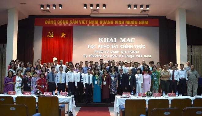 ĐH Mỹ thuật Việt Nam được đánh giá kiểm định chất lượng giáo dục - Ảnh 1.