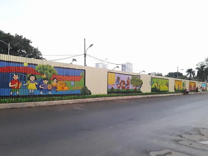 Chiêm ngưỡng đường tranh 3D lạ mắt ở Hà Nội - Ảnh 2.