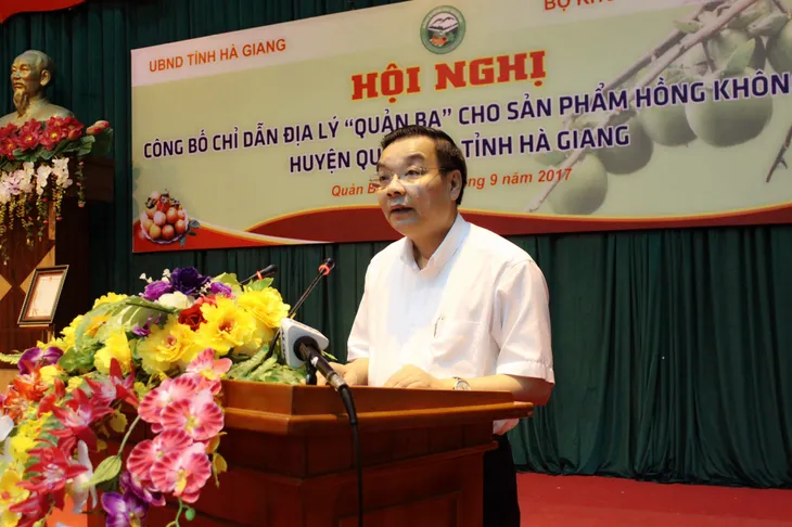 Công bố chỉ dẫn địa lý Hồng không hạt Quản Bạ - Ảnh 2. Công bố chỉ dẫn địa lý Hồng không hạt Quản Bạ - Ảnh 2.