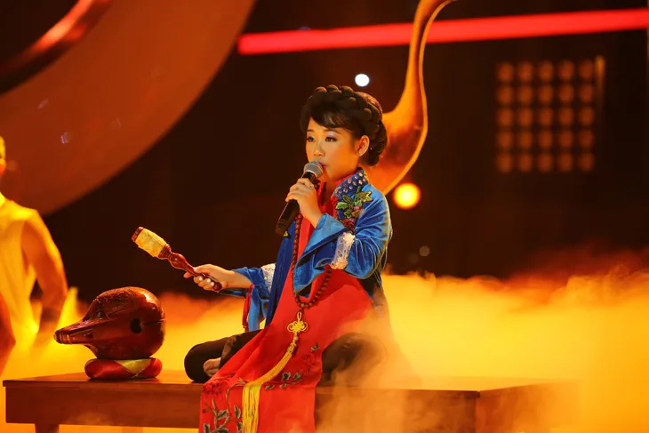 Gương mặt thân quen nhí: Ngọc Giàu khiến khán giả sởn da gà khi hóa diva Hồng Nhung - Ảnh 1.