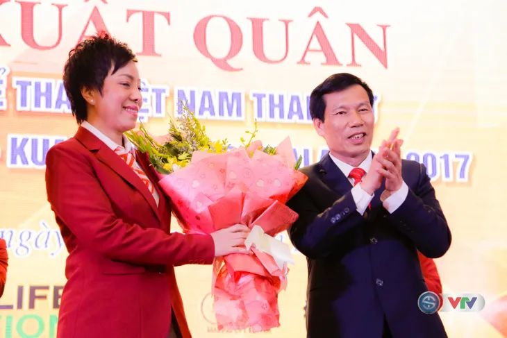 Lễ xuất quân Đoàn Thể thao Việt Nam tham dự SEA Games 29 - Ảnh 4. Lễ xuất quân Đoàn Thể thao Việt Nam tham dự SEA Games 29 - Ảnh 4.