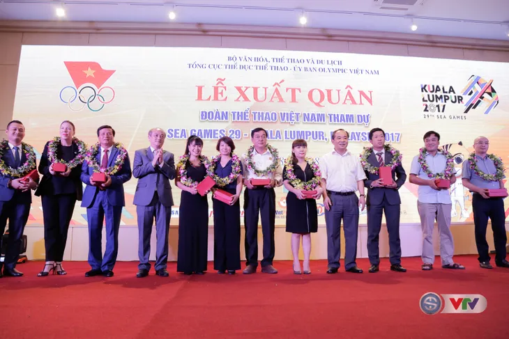Lễ xuất quân Đoàn Thể thao Việt Nam tham dự SEA Games 29 - Ảnh 6. Lễ xuất quân Đoàn Thể thao Việt Nam tham dự SEA Games 29 - Ảnh 6.