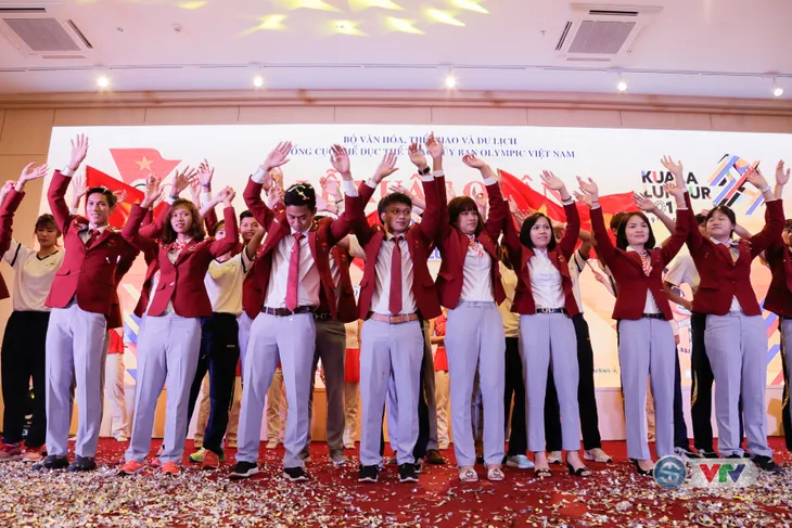 Lễ xuất quân Đoàn Thể thao Việt Nam tham dự SEA Games 29 - Ảnh 8. Lễ xuất quân Đoàn Thể thao Việt Nam tham dự SEA Games 29 - Ảnh 8.