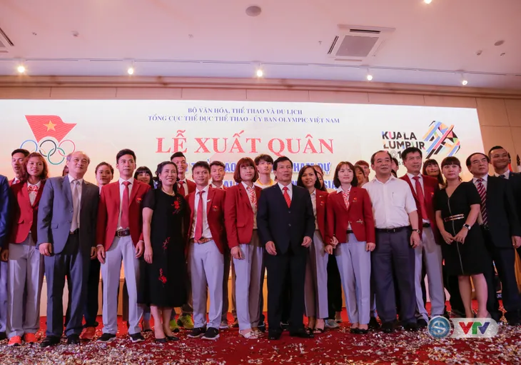 Lễ xuất quân Đoàn Thể thao Việt Nam tham dự SEA Games 29 - Ảnh 7. Lễ xuất quân Đoàn Thể thao Việt Nam tham dự SEA Games 29 - Ảnh 7.