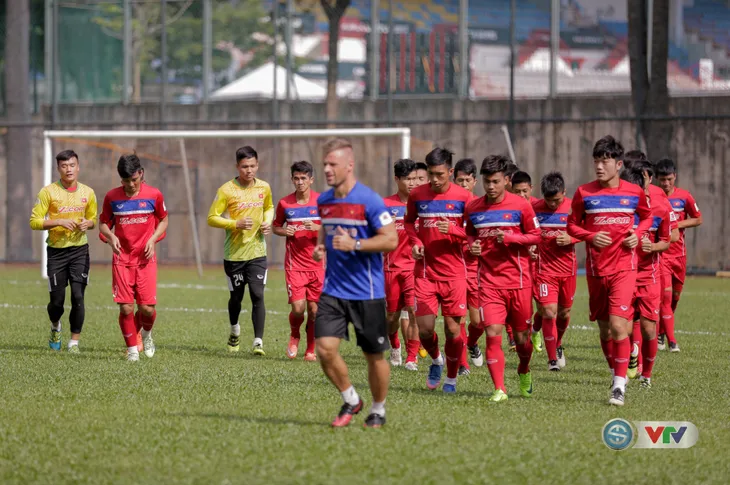 SEA Games 29: U22 Việt Nam tự tin trước trận gặp U22 Philippines - Ảnh 1. SEA Games 29: U22 Việt Nam tự tin trước trận gặp U22 Philippines - Ảnh 1.