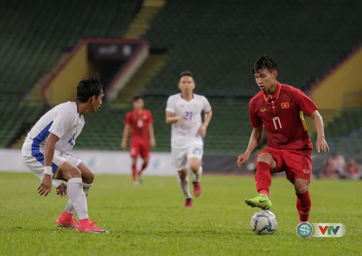 ẢNH: Những khoảnh khắc trong chiến thắng 4 sao của U22 Việt Nam trước U22 Philippines - Ảnh 19. ẢNH: Những khoảnh khắc trong chiến thắng 4 sao của U22 Việt Nam trước U22 Philippines - Ảnh 19.