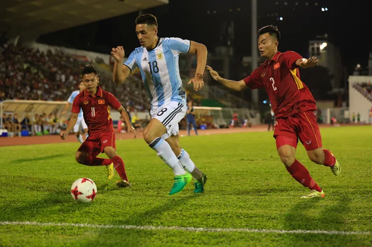 Chùm ảnh: Những khoảnh khắc ấn tượng trận giao hữu U20 Việt Nam 1-4 U20 Argentina - Ảnh 11. Chùm ảnh: Những khoảnh khắc ấn tượng trận giao hữu U20 Việt Nam 1-4 U20 Argentina - Ảnh 11.