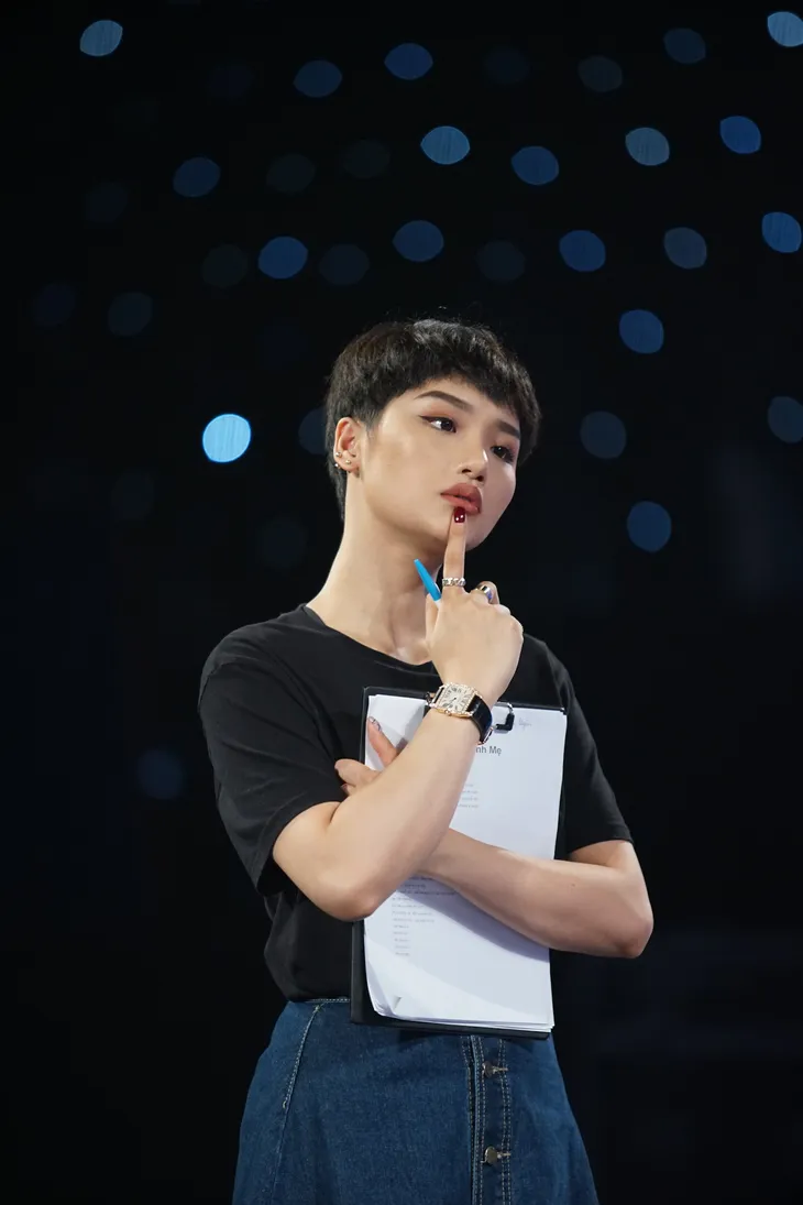 Vietnam Idol Kids 2017: Miu Lê tự nhận mình là người hâm mộ Thiên Khôi - Ảnh 1. Vietnam Idol Kids 2017: Miu Lê tự nhận mình là người hâm mộ Thiên Khôi - Ảnh 1.