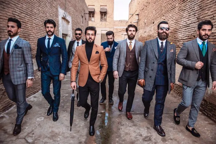 Những quý ông fashionista của Iraq gây sốt cộng đồng mạng - Ảnh 6. Những quý ông fashionista của Iraq gây sốt cộng đồng mạng - Ảnh 6.