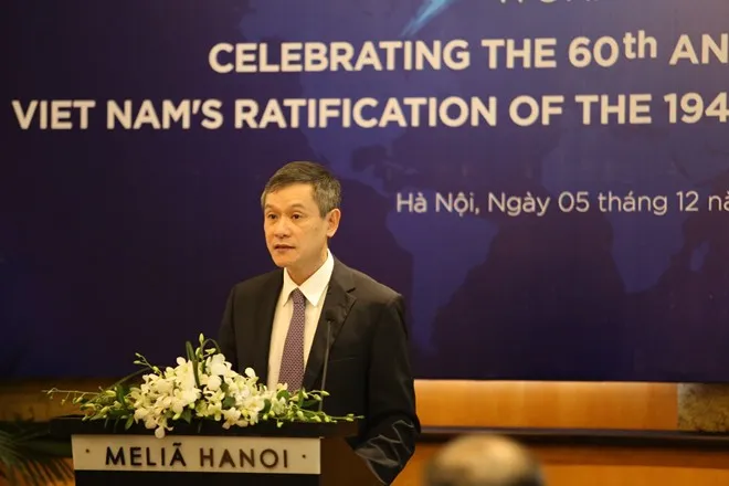 Việt Nam đóng vai trò quan trọng thúc đẩy tôn trọng luật nhân đạo quốc tế - Ảnh 1. Việt Nam đóng vai trò quan trọng thúc đẩy tôn trọng luật nhân đạo quốc tế - Ảnh 1.