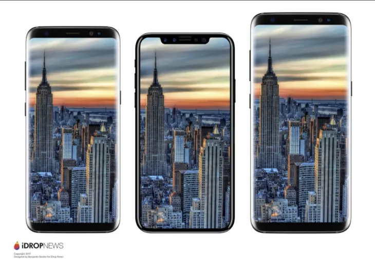iPhone 8 lộ thiết kế mặt trước: Không viền màn hình, không phím Home - Ảnh 2.
