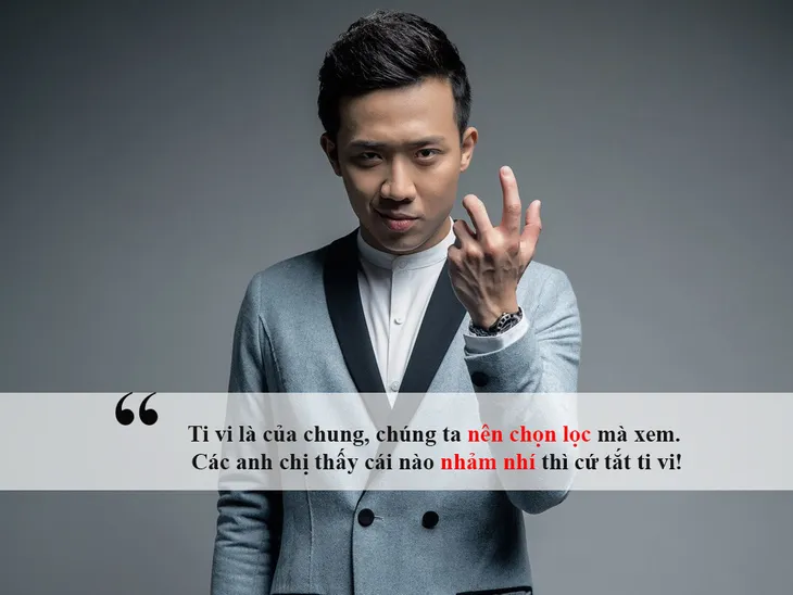 Phát ngôn thế này, bảo sao Trấn Thành không bị anti-fan ghét cay, ghét đắng!!! - Ảnh 1. Phát ngôn thế này, bảo sao Trấn Thành không bị anti-fan ghét cay, ghét đắng!!! - Ảnh 1.