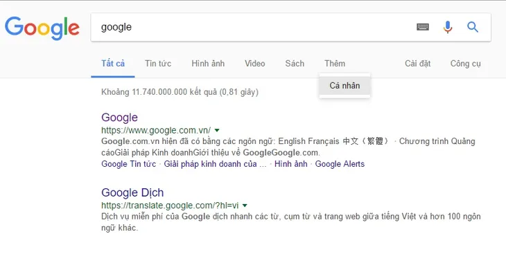 Google bổ sung tính năng Personal hỗ trợ tìm kiếm thông tin cá nhân - Ảnh 1. Google bổ sung tính năng Personal hỗ trợ tìm kiếm thông tin cá nhân - Ảnh 1.