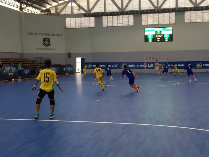 Chuẩn bị SEA Games 29: ĐT Futsal nữ Quốc gia tăng cường đấu tập - Ảnh 2. Chuẩn bị SEA Games 29: ĐT Futsal nữ Quốc gia tăng cường đấu tập - Ảnh 2.