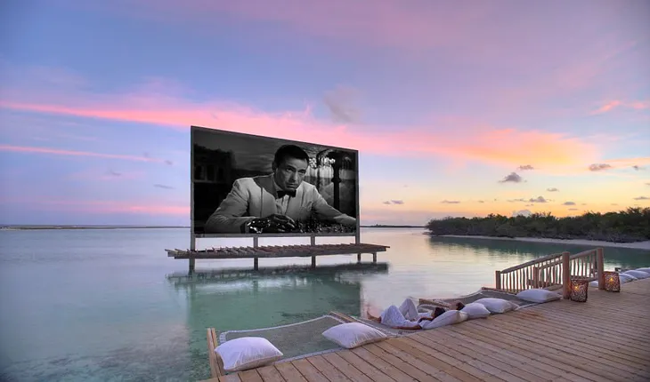 Xem phim, ăn tối giữa mênh mông biển trời Maldives - Ảnh 5. Xem phim, ăn tối giữa mênh mông biển trời Maldives - Ảnh 5.