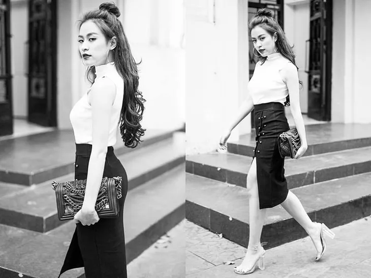 Học tập cách sao Việt mix đồ, bạn sẽ là một fashionista thực thụ - Ảnh 5. Học tập cách sao Việt mix đồ, bạn sẽ là một fashionista thực thụ - Ảnh 5.