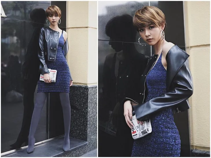 Cắt tóc tém, Phí Phương Anh gây ấn tượng với street style chất miễn bàn - Ảnh 6. Cắt tóc tém, Phí Phương Anh gây ấn tượng với street style chất miễn bàn - Ảnh 6.