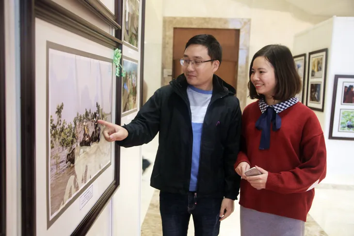 Khám phá không gian triển lãm ảnh Những người làm truyền hình - Ảnh 6. Khám phá không gian triển lãm ảnh Những người làm truyền hình - Ảnh 6.