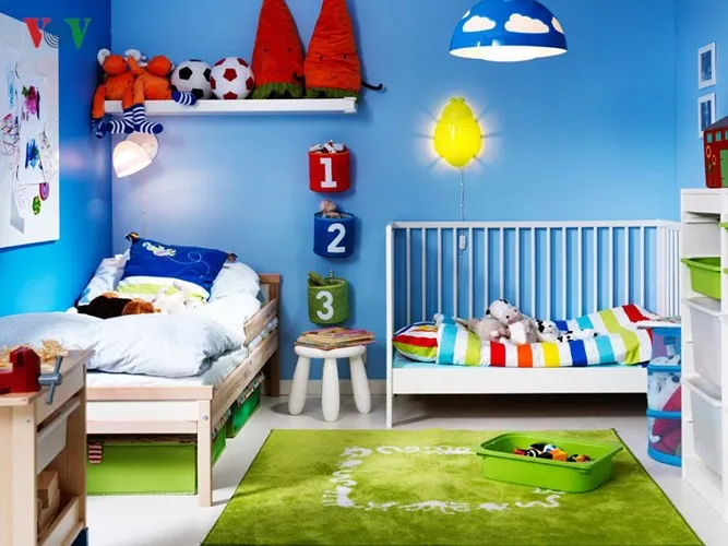 Nội thất phòng ngủ nổi bật với sắc xanh lam - Ảnh 7. Nội thất phòng ngủ nổi bật với sắc xanh lam - Ảnh 7.