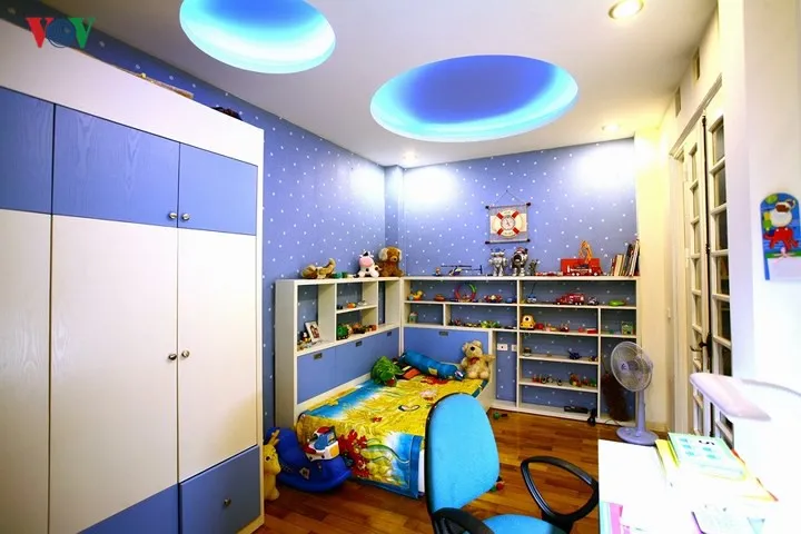 Nội thất phòng ngủ nổi bật với sắc xanh lam - Ảnh 9. Nội thất phòng ngủ nổi bật với sắc xanh lam - Ảnh 9.