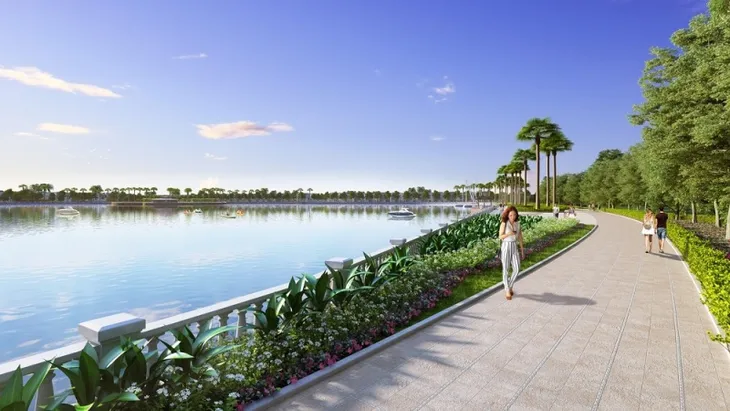 12,4ha hồ điều hòa - Giấc mơ xanh giữa lòng Hà Nội - Ảnh 2. 12,4ha hồ điều hòa - Giấc mơ xanh giữa lòng Hà Nội - Ảnh 2.