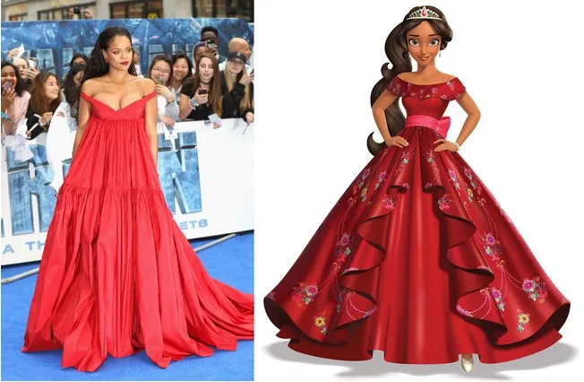 Những lần Rihanna đốn tim khán giả với ngoại hình tựa công chúa Disney - Ảnh 9. Những lần Rihanna đốn tim khán giả với ngoại hình tựa công chúa Disney - Ảnh 9.